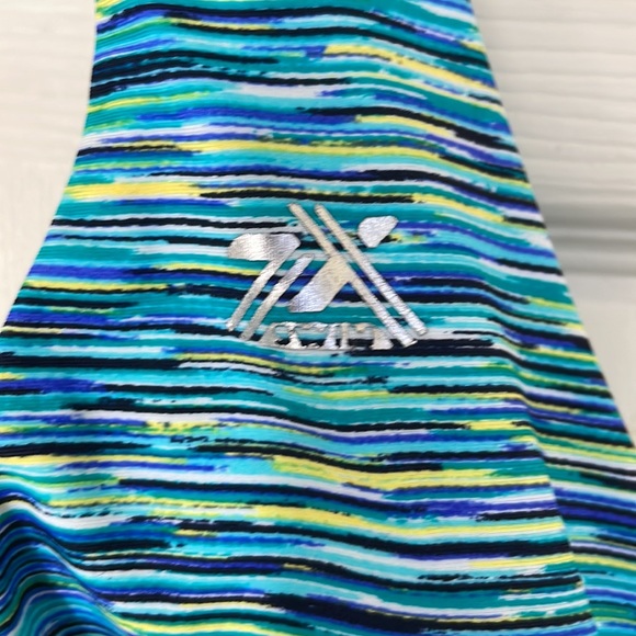 SUMNER SALE🔥🔥 Halter Neck Swim Dress Blue One-Piece Size XXL - Picture 5 of 8